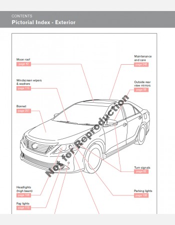 toyota aurion 2012-2013 owners manual